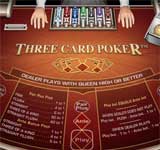 Click to play Three Card Poker